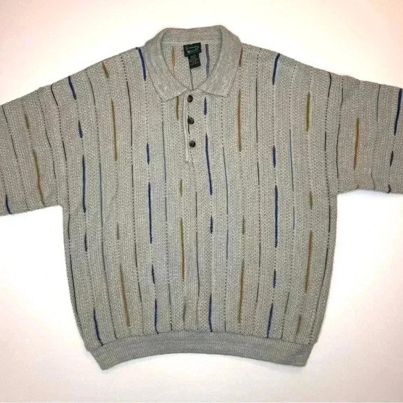 Scandia Woods Men’s Vintage Collared Sweater Pullover Casual Size - XL - Picture 2 of 9